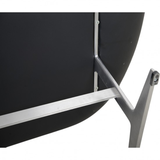 Arne Jacobsen Svane sofa i sort læder 2006