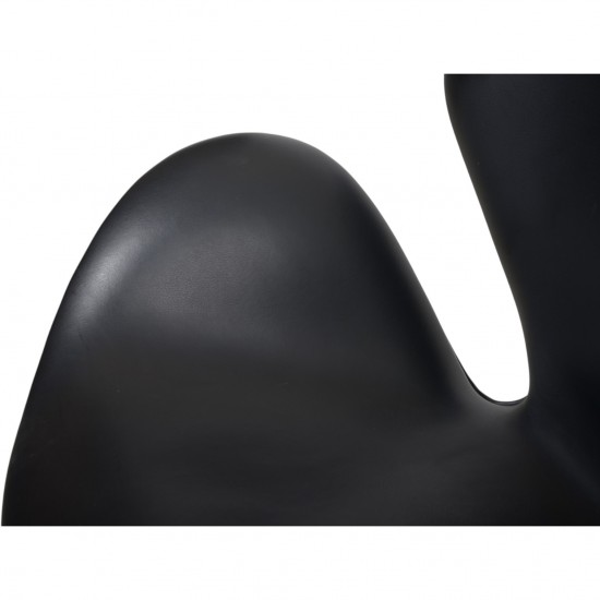 Arne Jacobsen Svane sofa i sort læder 2006