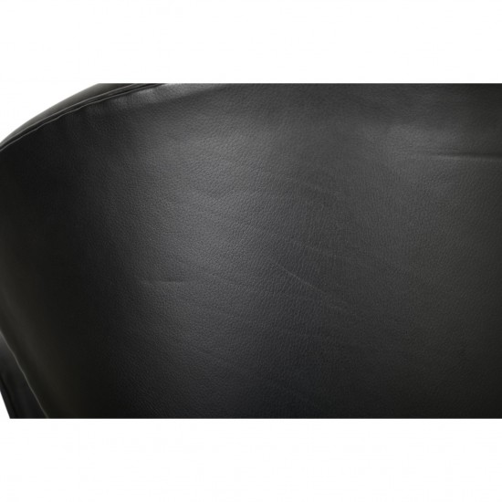 Arne Jacobsen Svane stol i sort Aura læder 2017