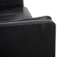 Børge Mogensen 2212 2.personers sofa i sort læder 1980'erne