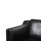 Børge Mogensen 2212 2.personers sofa i sort læder 1980'erne