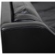Børge Mogensen 2213 3.personers sofa i sort læder 1980'erne