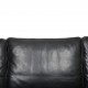 Børge Mogensen 2213 3.personers sofa i sort læder 1980'erne
