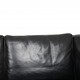 Børge Mogensen 2213 3.personers sofa i sort læder 1980'erne