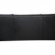 Børge Mogensen 2213 3.personers sofa i sort læder 1990'erne