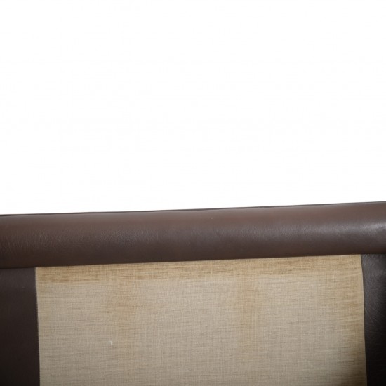 Børge Mogensen 3-personers 2213 sofa i brunt læder 1970'erne