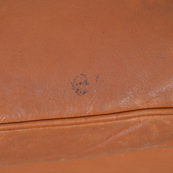 Børge Mogensen 3.personers 2213 sofa i patineret cognac læder 1980'erne