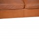 Børge Mogensen 3.personers 2213 sofa i patineret cognac læder 1980'erne