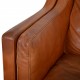 Børge Mogensen 3.personers 2213 sofa i patineret cognac læder 1980'erne