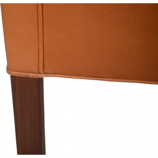 Børge Mogensen 3.personers 2213 sofa i patineret cognac læder 1980'erne