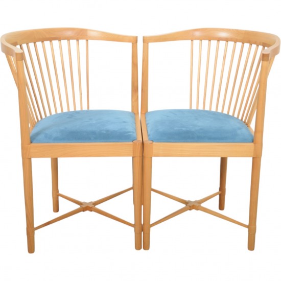 Børge Mogensen sæt af to Ruder Konge stole 1970'erne