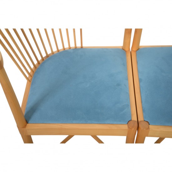 Børge Mogensen sæt af to Ruder Konge stole 1970'erne