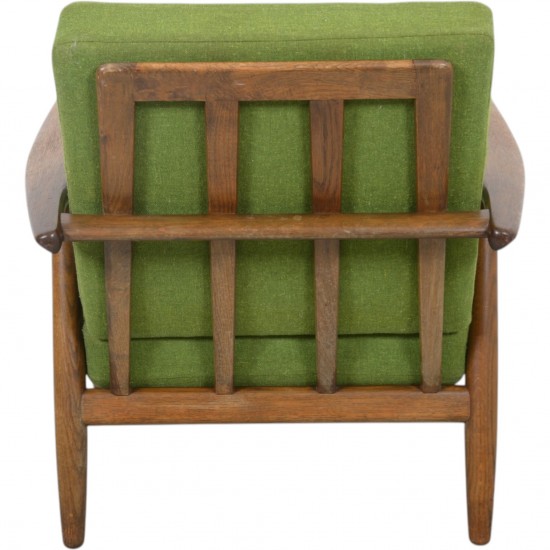 Hans Wegner GE240 cigar chair in oiled oak 1980s