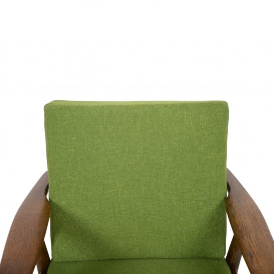 Hans Wegner GE240 cigar chair in oiled oak 1980s