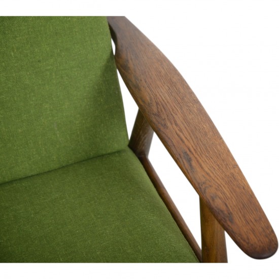 Hans Wegner GE240 cigar chair in oiled oak 1980s