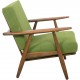 Hans Wegner GE240 cigar chair in oiled oak 1980s