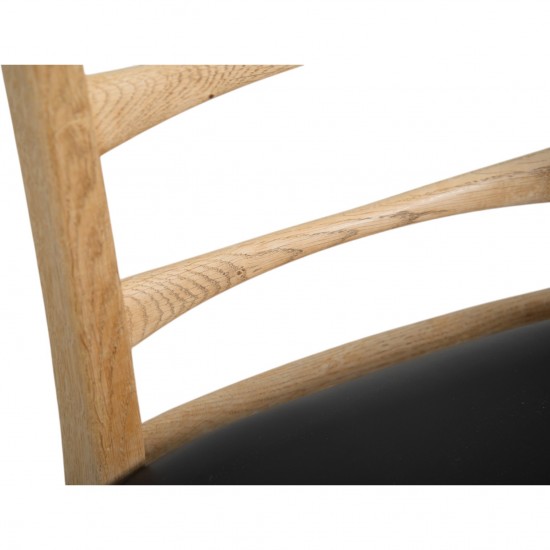 Ib Kofoed sæt af fire Lis stole i eg 1980'erne