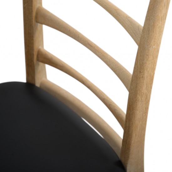 Ib Kofoed sæt af fire Lis stole i eg 1980'erne