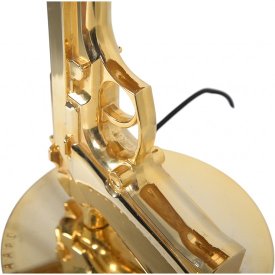 Philippe Starck guld håndpistol lampe 2000'erne