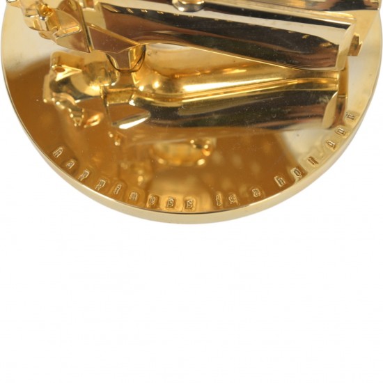 Philippe Starck guld håndpistol lampe 2000'erne