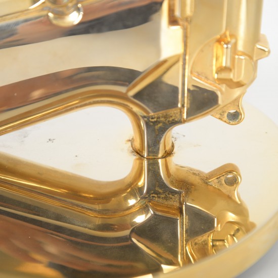 Philippe Starck guld håndpistol bordlampe 2000'erne