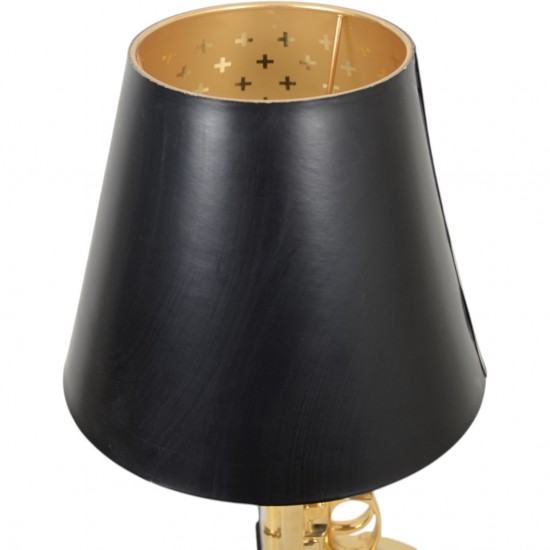 Philippe Starck guld håndpistol bordlampe 2000'erne