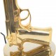 Philippe Starck guld håndpistol bordlampe 2000'erne