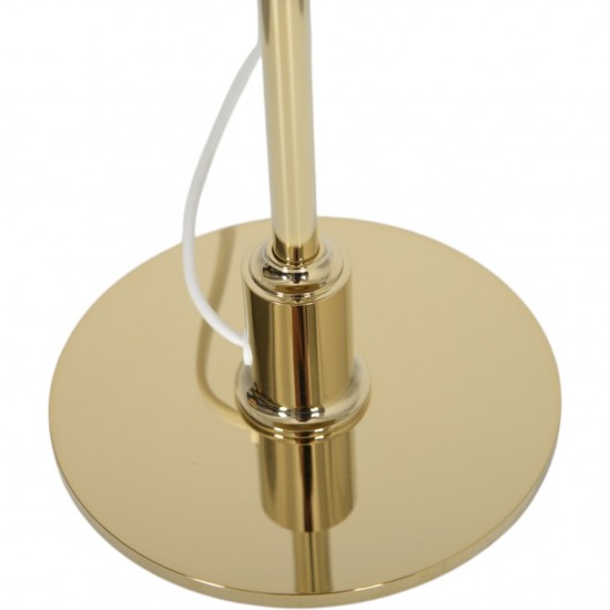 Poul Henningsen PH 3/2 bordlampe med røde metalskærme