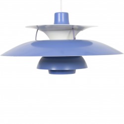 Poul Henningsen blå PH-5 pendel 1990'erne