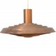 Poul Henningsen Tallerken lampe i kobber 1960'erne
