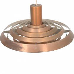 Poul Henningsen Tallerken lampe i kobber 1960'erne