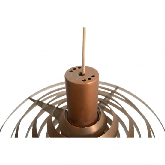 Poul Henningsen Tallerken lampe i kobber 1960'erne