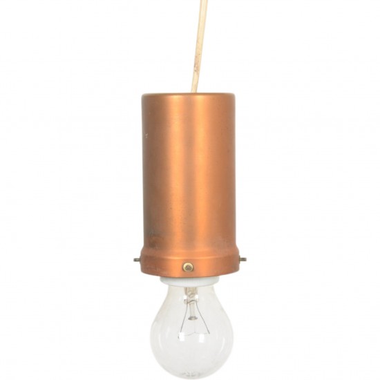 Poul Henningsen Tallerken lampe i kobber 1960'erne