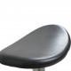 Erik Jørgensen Corona footstool in black leather 2010s
