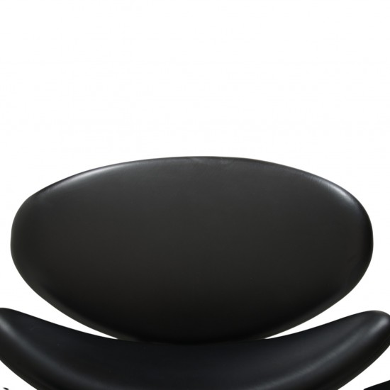 Erik Jørgensen Corona stol i sort læder 2010'erne