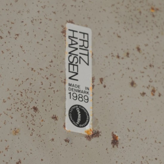 Verner Panton Wire cone chair i grønt stof 1989