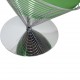 Verner Panton Wire cone chair i grønt stof 1989