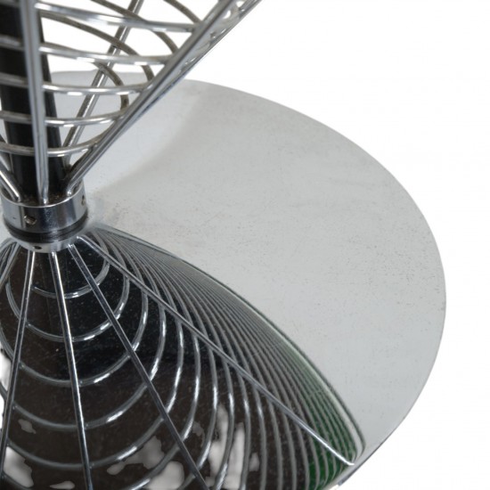 Verner Panton Wire cone chair i grønt stof 1989