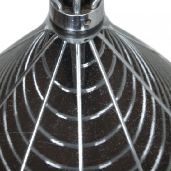 Verner Panton Wire cone chair i grønt stof 1989