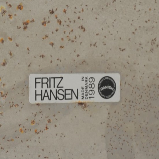 Verner Panton Wire cone chair i grønt stof 1989