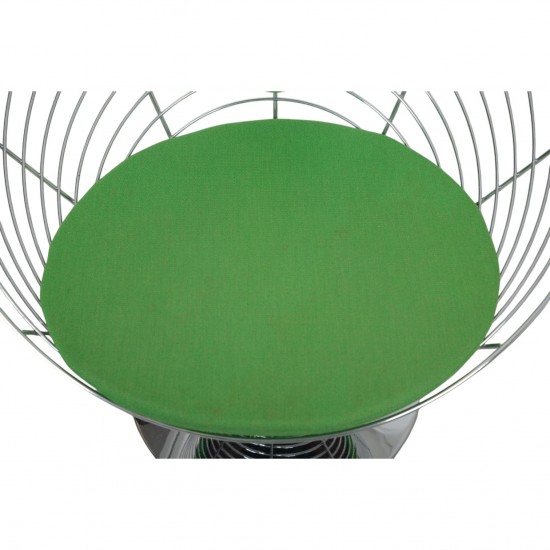Verner Panton Wire cone chair i grønt stof 1989
