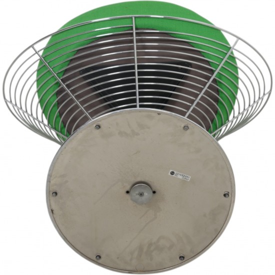 Verner Panton Wire cone chair i grønt stof 1989