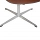 Arne Jacobsen vintage svane stol i patineret læder 1969