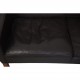 Børge Mogensen 2208 2-personers sofa i mørke brunt læder 1990'erne