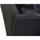Børge Mogensen 2212 2.personers sofa i sort læder 1980'erne