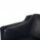 Børge Mogensen 2212 2.personers sofa i sort læder 1980'erne
