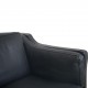 Børge Mogensen 2212 2.personers sofa i sort læder 1980'erne