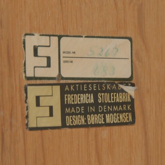 Børge Mogensen 5267 shaker sofabord eg 1970'erne