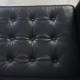 Børge Mogensen Tremmesofa i sort læder 1970'erne