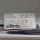 Charles Eames EA208 stol nybetrukket med grønt læder 2006